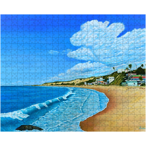 Open image in slideshow, “Crystal Cove - A New Beginning” Ocean and Beach Art Puzzle - Seascape Art Puzzle.
