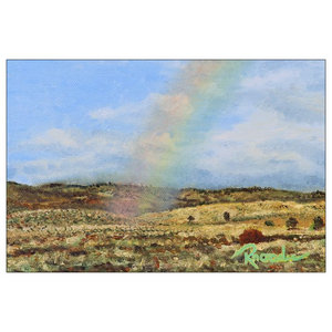 Open image in slideshow, &quot;Believe&quot; Art Greeting Cards. Painting of Rainbow. Flat Cards.
